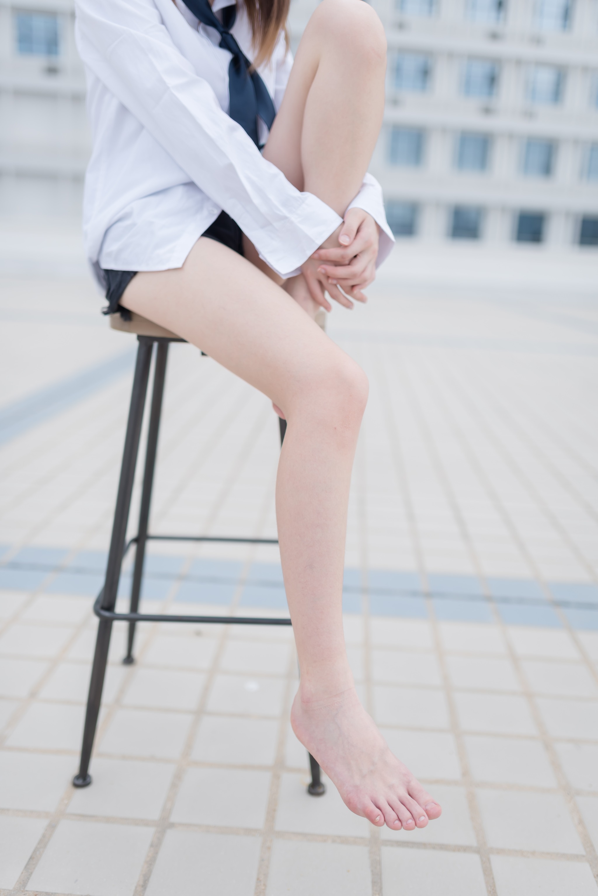 图片[1]-风之领域 – NO.038 白衬衫裸足 [47P]-XikXak